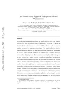 Experience-based Optimization: A Coevolutionary Approach