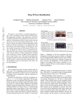 Deep 3D Face Identification