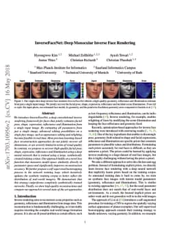 InverseFaceNet: Deep Monocular Inverse Face Rendering