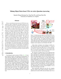 Mining Object Parts from CNNs via Active Question-Answering