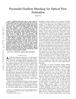 Pyramidal Gradient Matching for Optical Flow Estimation