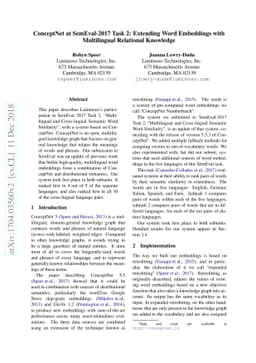 ConceptNet at SemEval-2017 Task 2: Extending Word Embeddings with
  Multilingual Relational Knowledge