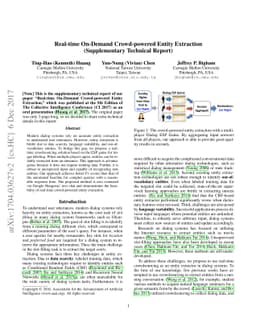 Real-time On-Demand Crowd-powered Entity Extraction