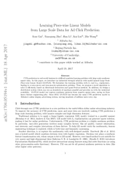 Learning Piece-wise Linear Models from Large Scale Data for Ad Click
  Prediction