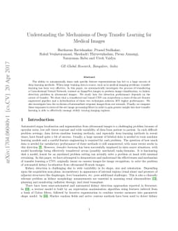 Understanding the Mechanisms of Deep Transfer Learning for Medical
  Images