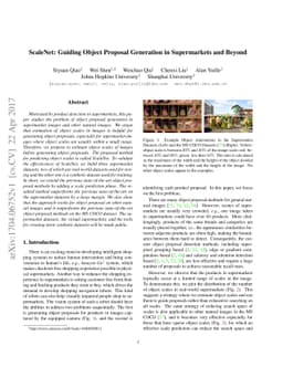 ScaleNet: Guiding Object Proposal Generation in Supermarkets and Beyond