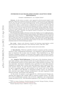 Extreme-Scale Block-Structured Adaptive Mesh Refinement