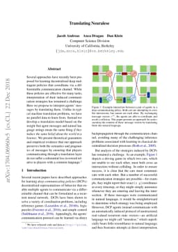 Translating Neuralese