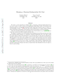 Beeping a Maximal Independent Set Fast