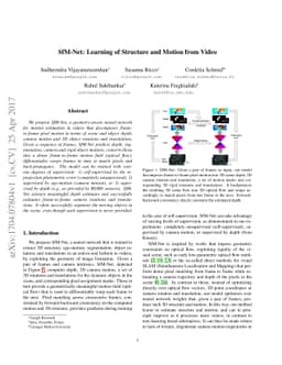 SfM-Net: Learning of Structure and Motion from Video
