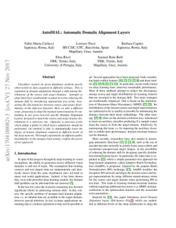 AutoDIAL: Automatic DomaIn Alignment Layers