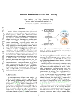 Semantic Autoencoder for Zero-Shot Learning