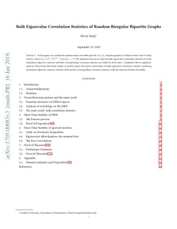 Bulk Eigenvalue Correlation Statistics of Random Biregular Bipartite
  Graphs