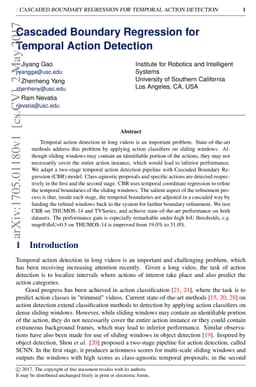 Cascaded Boundary Regression for Temporal Action Detection