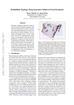 Probabilistic Typology: Deep Generative Models of Vowel Inventories