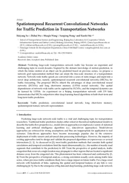 Spatiotemporal Recurrent Convolutional Networks for Traffic Prediction
  in Transportation Networks