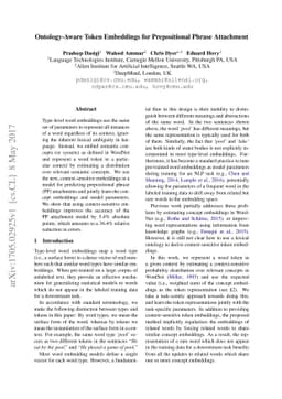 Ontology-Aware Token Embeddings for Prepositional Phrase Attachment