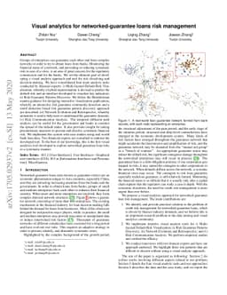 Visual analytics for networked-guarantee loans risk management