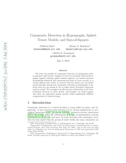 Community Detection in Hypergraphs, Spiked Tensor Models, and
  Sum-of-Squares