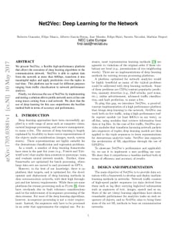 Net2Vec: Deep Learning for the Network
