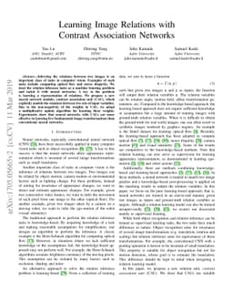 Learning Image Relations with Contrast Association Networks