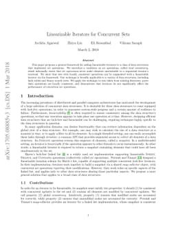 Linearizable Iterators for Concurrent Sets