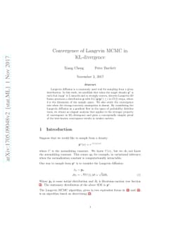 Convergence of Langevin MCMC in KL-divergence