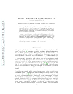 Solving the Conjugacy Decision Problem via Machine Learning