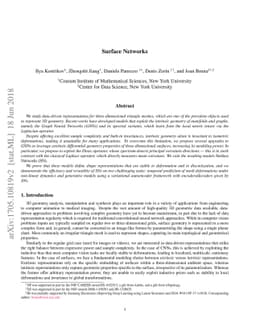 Surface Networks