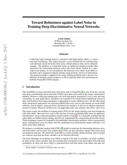 Toward Robustness against Label Noise in Training Deep Discriminative
  Neural Networks