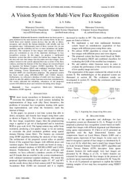 A Vision System for Multi-View Face Recognition