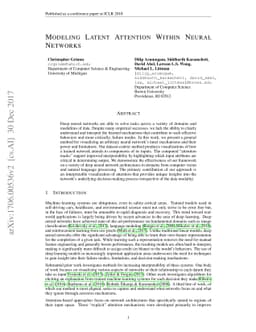 Modeling Latent Attention Within Neural Networks