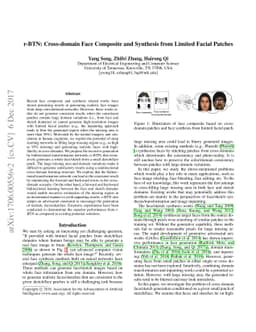 r-BTN: Cross-domain Face Composite and Synthesis from Limited Facial
  Patches