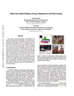 Multi-Class Model Fitting by Energy Minimization and Mode-Seeking