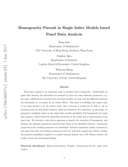 Homogeneity Pursuit in Single Index Models based Panel Data Analysis