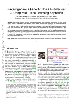Heterogeneous Face Attribute Estimation: A Deep Multi-Task Learning
  Approach