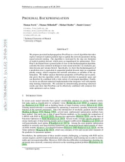 Proximal Backpropagation