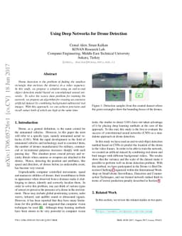 Using Deep Networks for Drone Detection