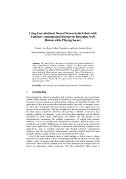 Using Convolutional Neural Networks in Robots with Limited Computational
  Resources: Detecting NAO Robots while Playing Soccer