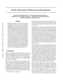 MAGIX: Model Agnostic Globally Interpretable Explanations