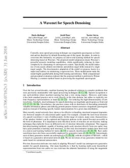 A Wavenet for Speech Denoising
