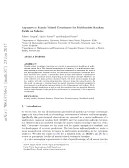 Asymmetric Matrix-Valued Covariances for Multivariate Random Fields on
  Spheres