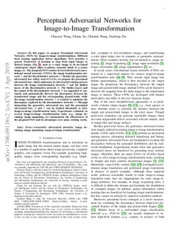 Perceptual Adversarial Networks for Image-to-Image Transformation