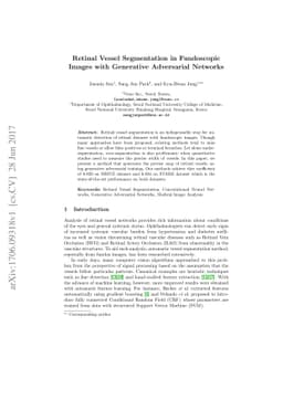 Retinal Vessel Segmentation in Fundoscopic Images with Generative
  Adversarial Networks
