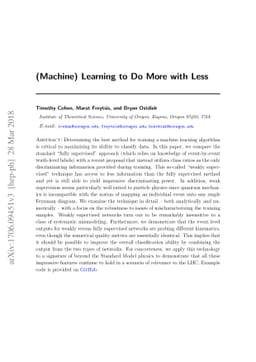 (Machine) Learning to Do More with Less