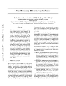 Causal Consistency of Structural Equation Models