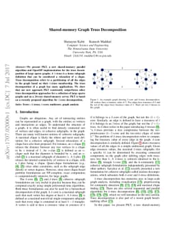 Shared-memory Graph Truss Decomposition