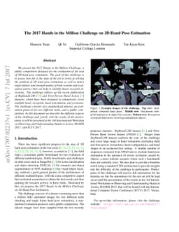 The 2017 Hands in the Million Challenge on 3D Hand Pose Estimation