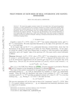 Tracy-Widom at each edge of real covariance and MANOVA estimators