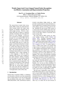 Weakly Supervised Cross-Lingual Named Entity Recognition via Effective
  Annotation and Representation Projection